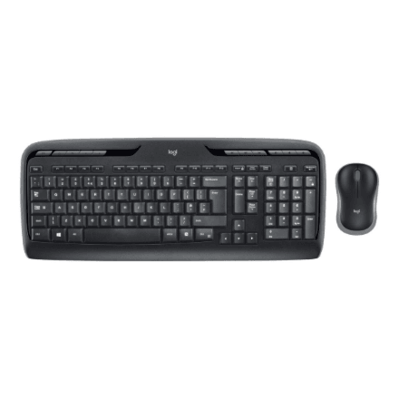 Logitech MK330 беспроводная клавиатура и мышь чёрная