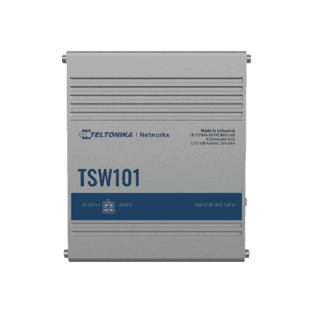 Teltonika TSW101 5-portne võrgumuundur PoE+ seina