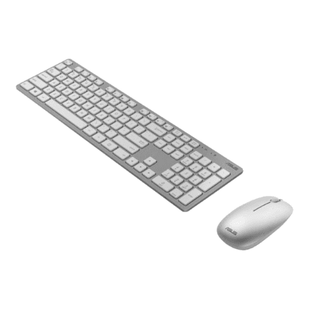 Asus W5000 Wireless Keyboard and Mouse Set White