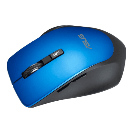 Asus WT425 wireless optical hiir, sinine