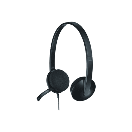 Logitech H340 USB наушники для ПК черные