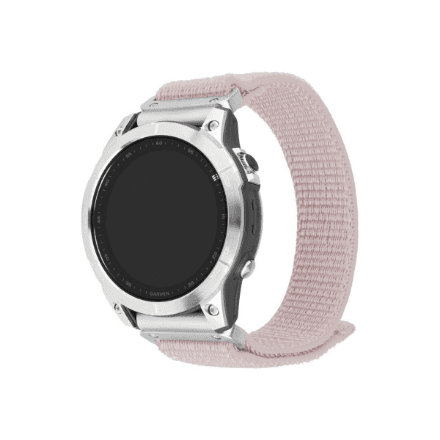 FIXED Sporty nylon strap for Garmin QuickFit 22mm, rose gold