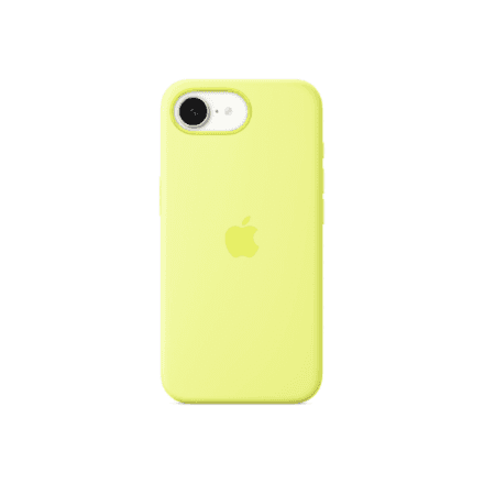 Apple iPhone 16e Silicone Case, neon yellow
