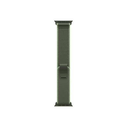 Apple Watch 49mm Green Trail Loop nylon strap, S/M (black titanium)