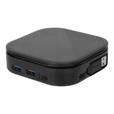 Targus DOCK116GLZ DisplayLink USB-C travel dock, two HDMI ports, 80 W