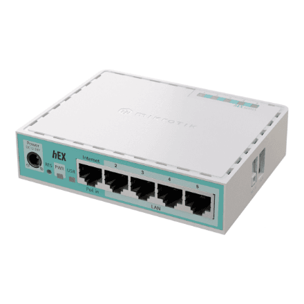 MikroTik RouterBOARD hEX E50UG маршрутизатор с 5 портами