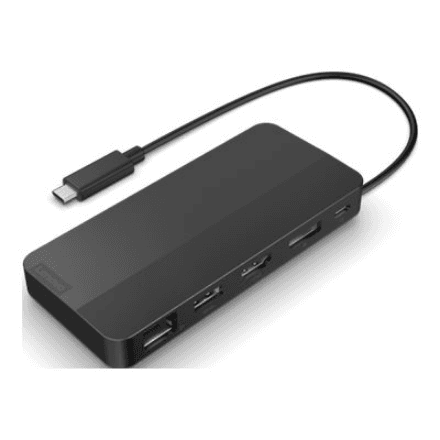 Дорожная док-станция Lenovo USB-C Dual Display, 2 экрана, Ethernet, 65 Вт