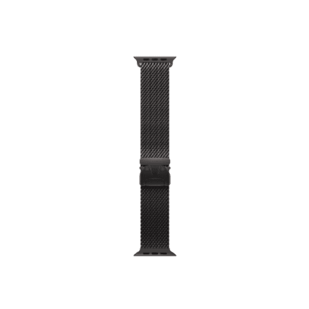 Apple 49mm must titaanium Milanese Loop nutikäevõru S
