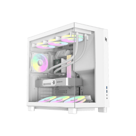 Gamemax NEX C53 WH ATX computer case white