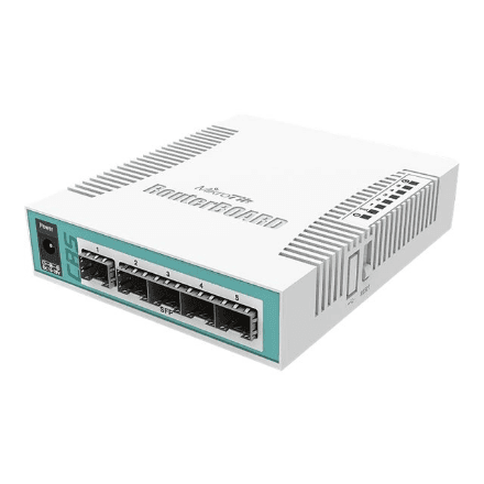 MikroTik CRS106-1C-5S Cloud Router Switch | 5 SFP Ports
