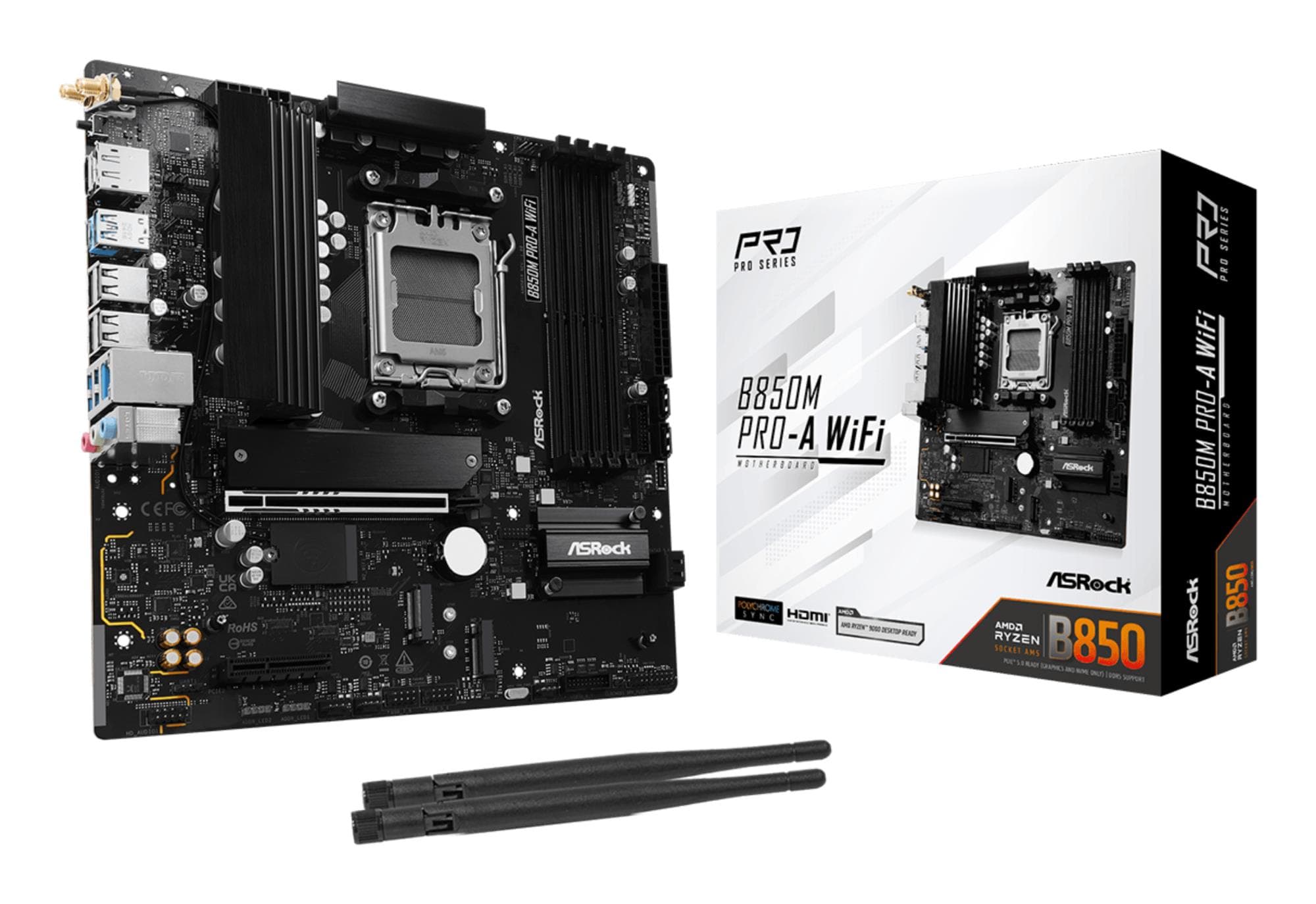 ASROCK B850M PRO-RS WIFI материнская плата AM5