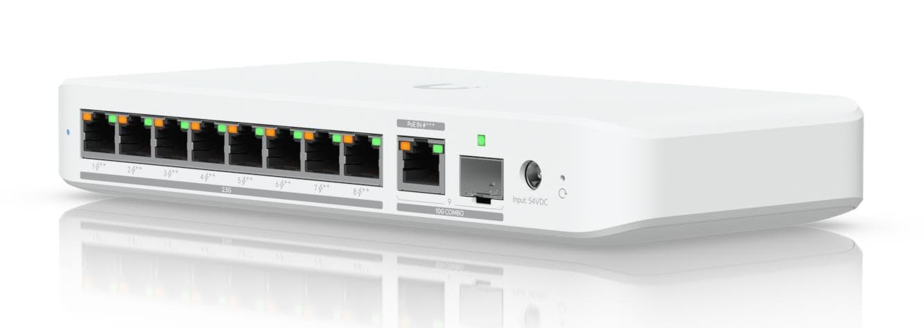 Ubiquiti USW-FLEX-2.5G-8-POE managed switch 8x2.5GbE