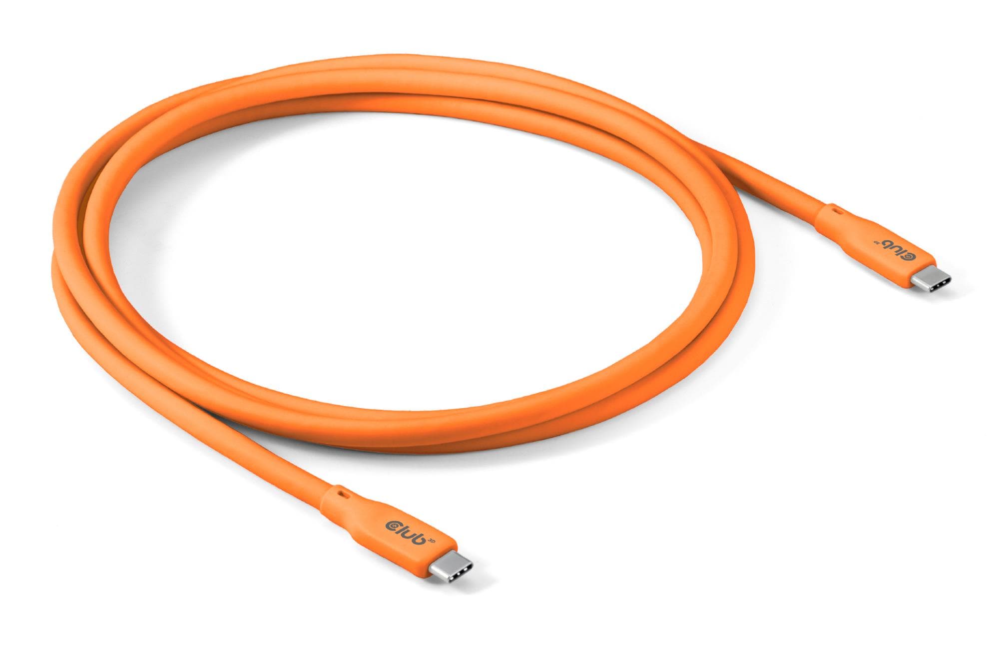 CLUB3D USB-C kabel 2m oranž CAC-3000