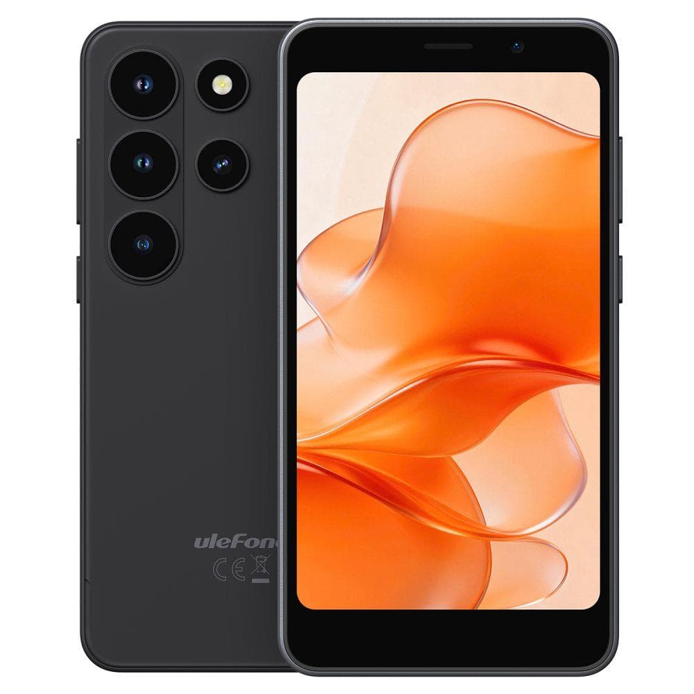 Ulefone Note 22 3/32 GB must, 5-tolline 4G-nutitelefon, 3000 mAh