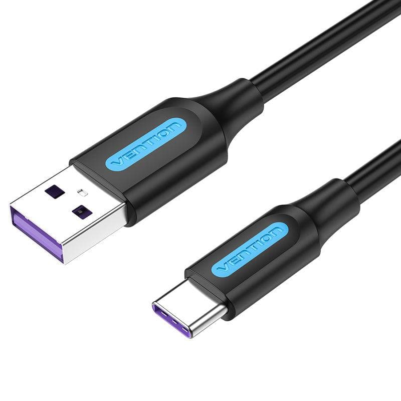 Кабель Vention CORBH USB-A – USB-C, 2 м, чёрный