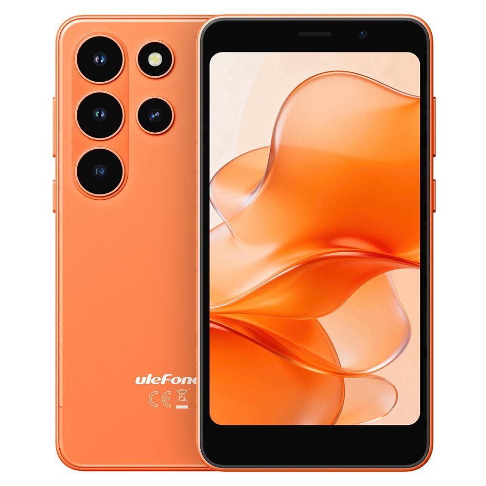 Ulefone Note 22 3/32 GB Cosmic Orange, 5-tolline 4G-nutitelefon, 3000 mAh