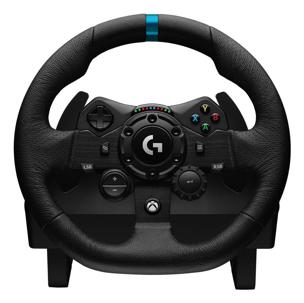Руль с педалями Logitech G923, PS5, PS4 и ПК, обратная связь