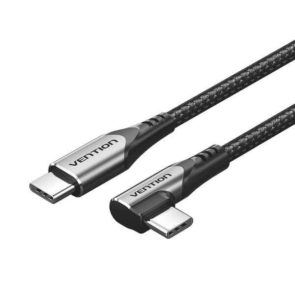 Кабель Vention TRAHF USB-C – USB-C, 1 м, PD 60 Вт, чёрный