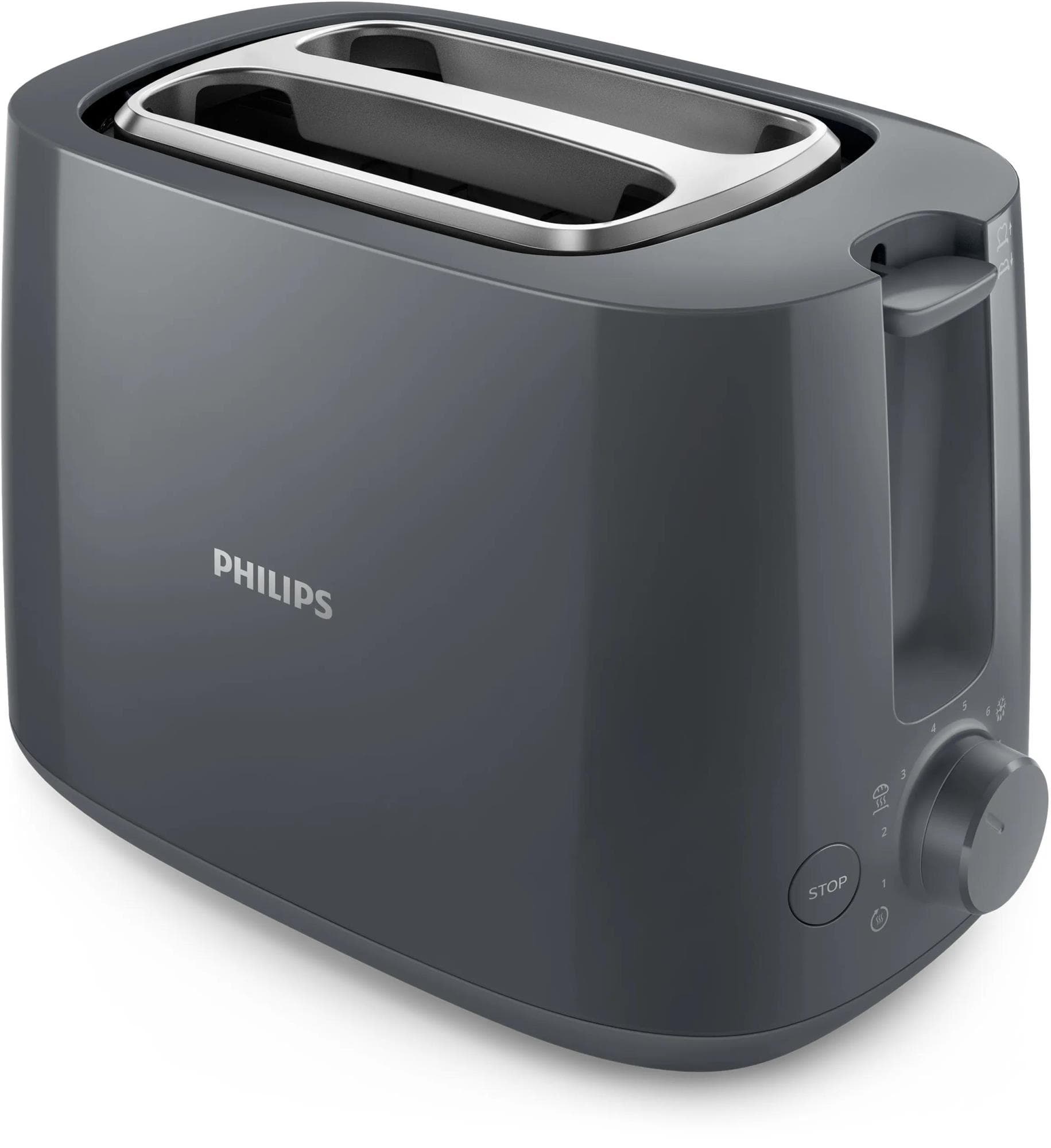 Тостер Philips Daily Collection HD2581/10, 900 Вт, 8 уровней