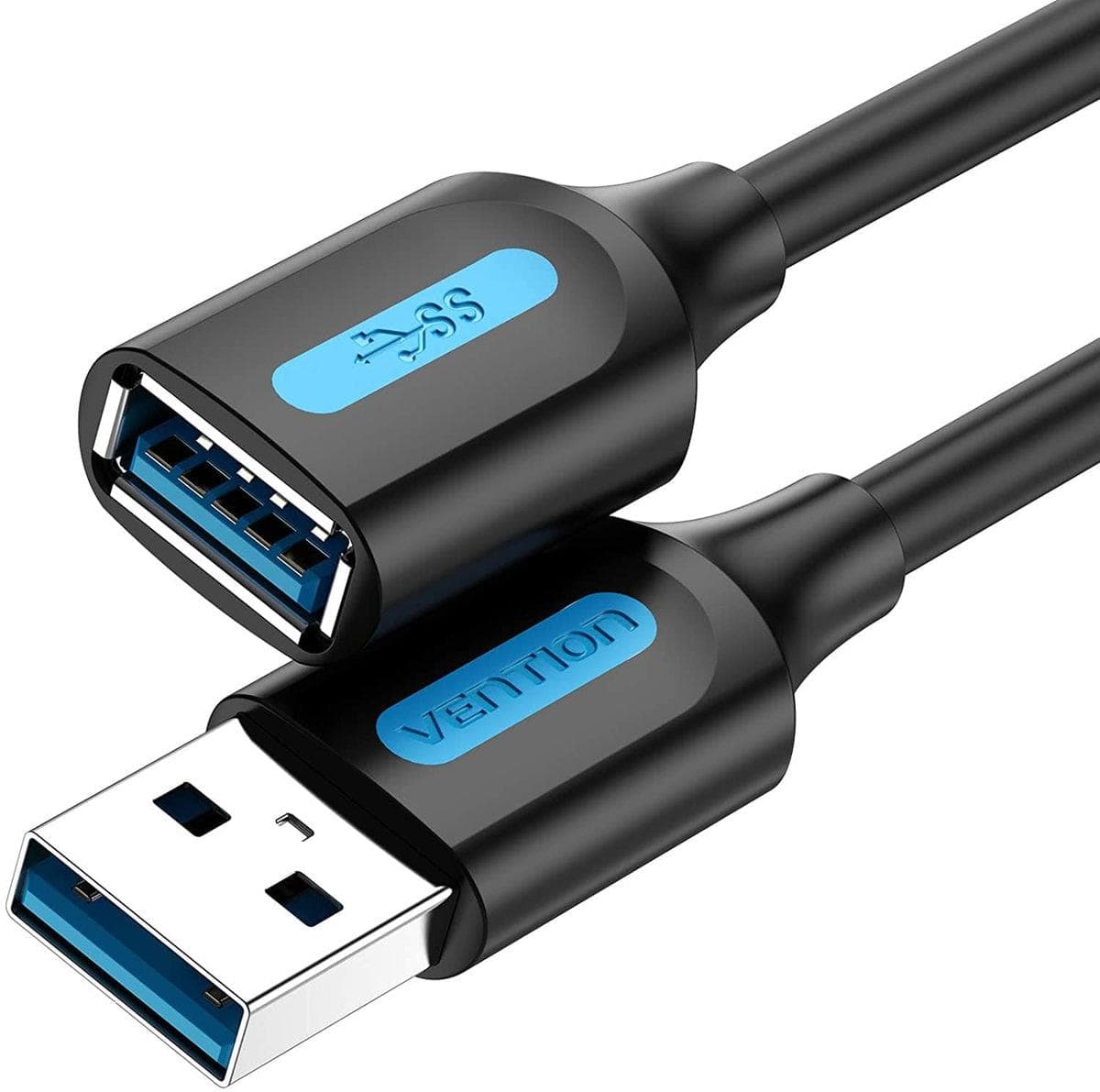 Удлинитель Vention CBIBD USB 2.0, 0,5 м, чёрный