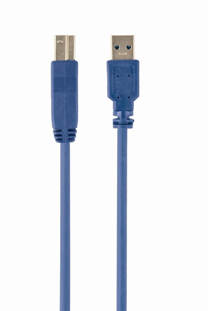 Кабель Gembird CCP-USB3-AMBM-0.5M USB 3.0 A–B, 0,5 м, синий