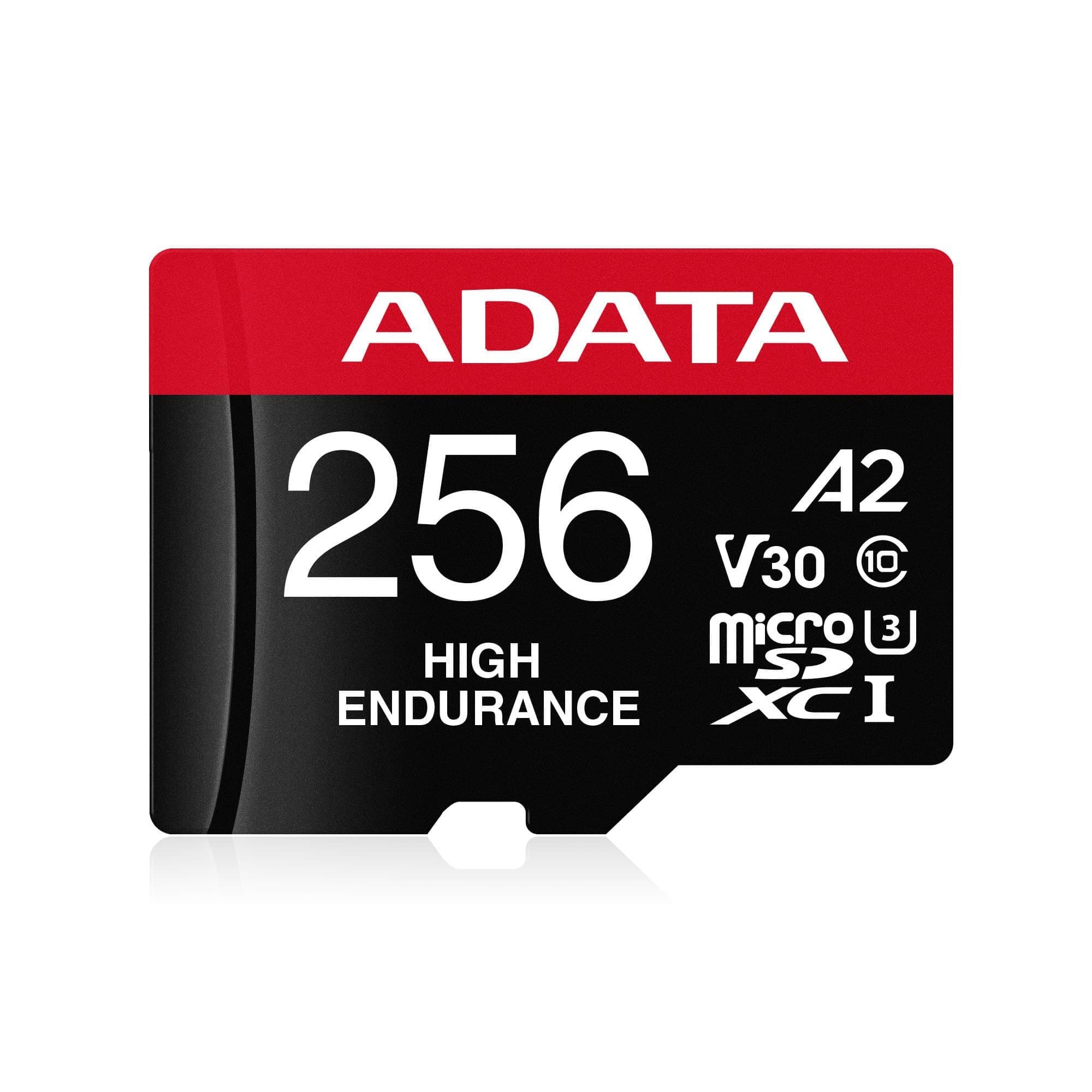 ADATA MicroSDXC 256GB U3 V30 карта памяти