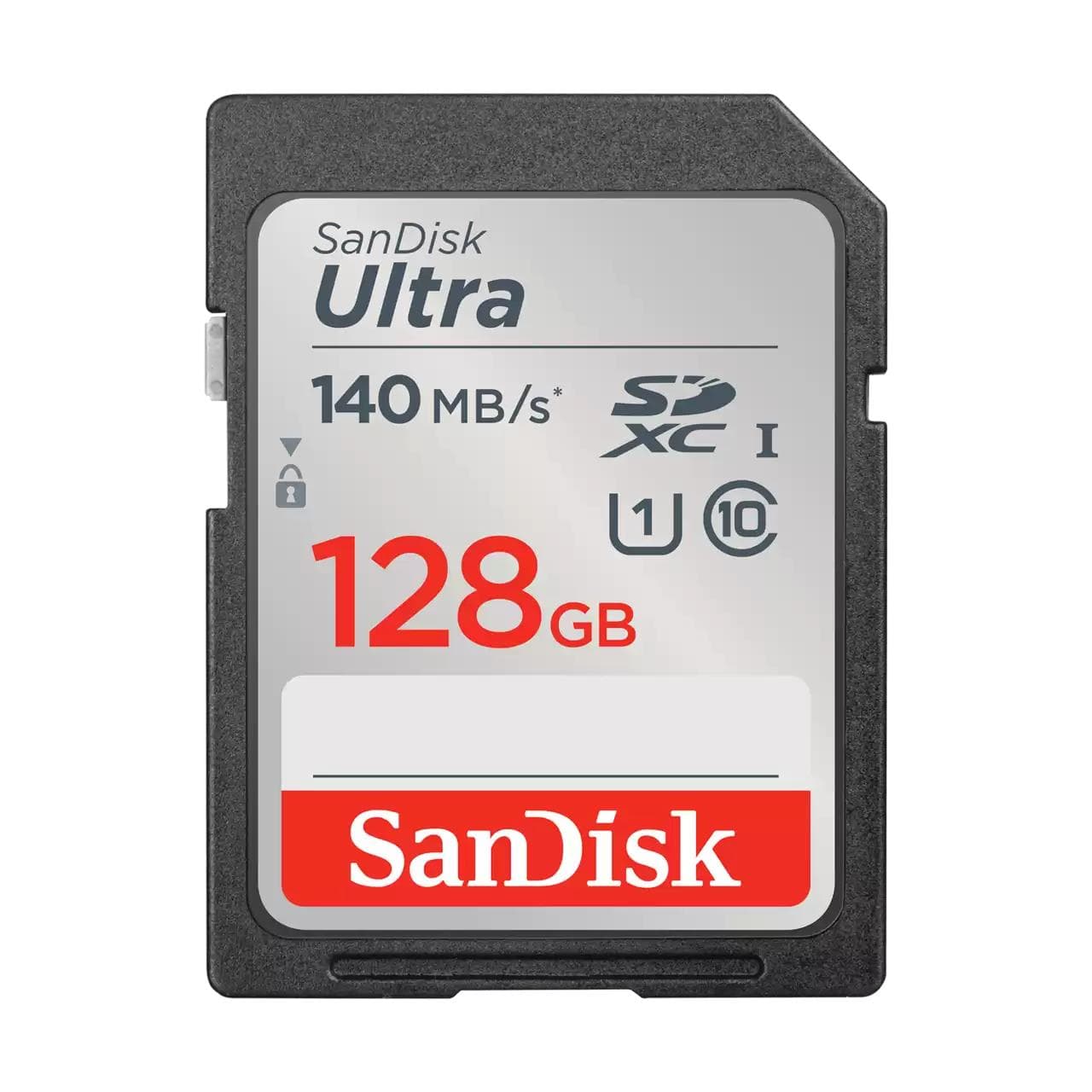 SanDisk Ultra SDXC 128 GB mälukaart, UHS-I U1, kuni 140 MB/s