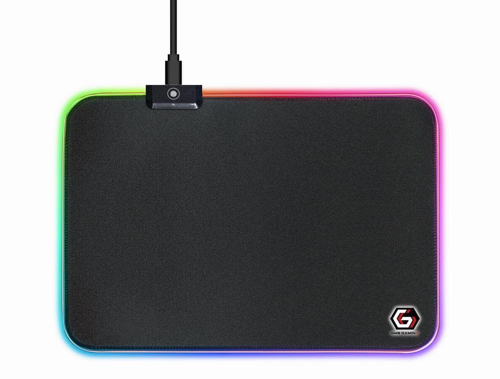 Игровой коврик Gembird MP-GAMELED-M с RGB-подсветкой, 350 × 250 мм
