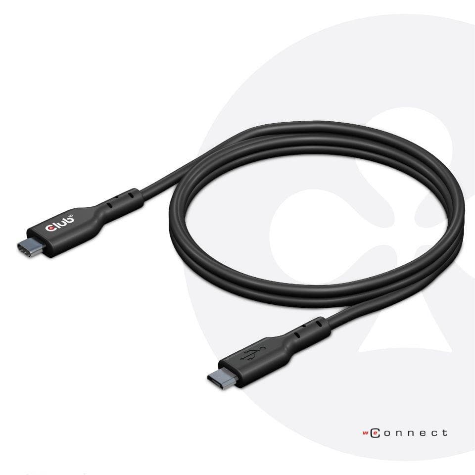 Кабель Club3D CAC-1526 USB-C – Micro-USB 3.2 Gen 1, 1 м, чёрный