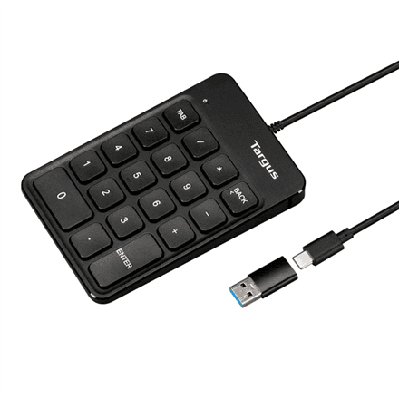 Targus Numeric EcoSmart Wired Numeric Keypad Black
