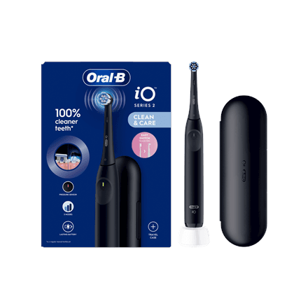 Oral-B iO2 electric toothbrush with timer, 3 modes, black