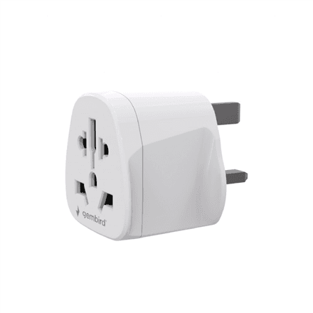 Gembird A-AC-UKMINTF world to UK power adapter plug, 10 A
