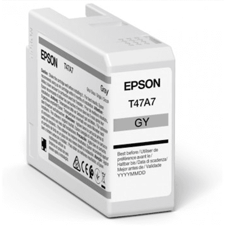 Epson T47A7 UltraChrome Pro 10 tindikassett, hall, 50 ml
