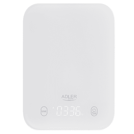 Adler AD 3181w Kitchen Scale 1g Graduation LED White