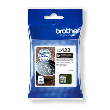 Brother LC422BK black ink cartridge