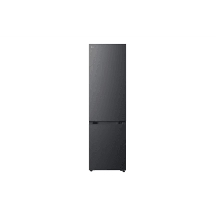 LG GBBSJ1CCEP Combi Refrigerator 186cm Black