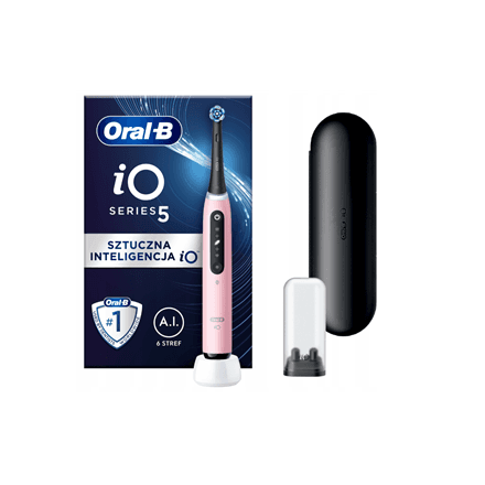 Oral-B iO Series 5 electric toothbrush, 5 modes, pink
