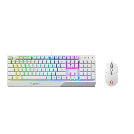 MSI Vigor GK30 COMBO WHITE - klaviatuur ja hiir komplekt