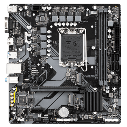 Gigabyte B760M H DDR4 emaplaadi Intel LGA1700