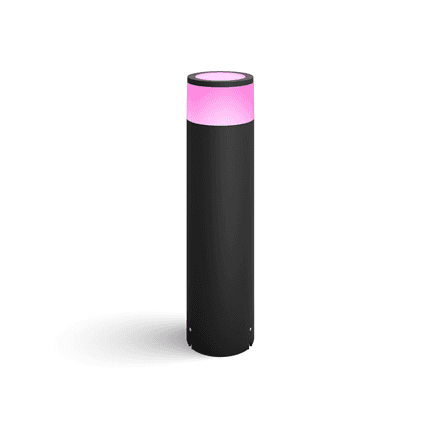 Philips Hue WCA Calla Outdoor Large Bollard Black 8W LED