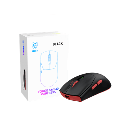 MSI FORGE GM340 wireless hiir 12000 DPI