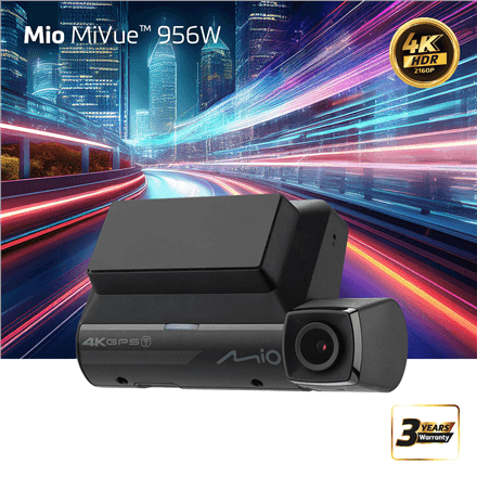 Mio MiVue 956W 4K HDR pardakaamera GPS-i ja Wi-Fi-ga