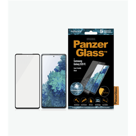 PanzerGlass Case Friendly kaitseklaas Samsung Galaxy S20 FE jaoks, must