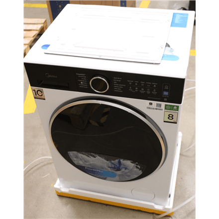 Midea MF205W80BA30/W-BK pesumahine 8 kg A-klass