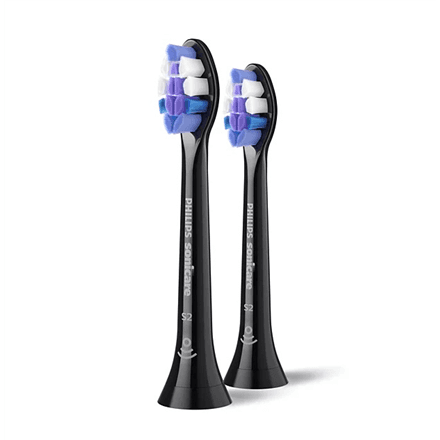 Philips Sonicare Sensitive brush heads for sensitive gums, 2 pcs, black