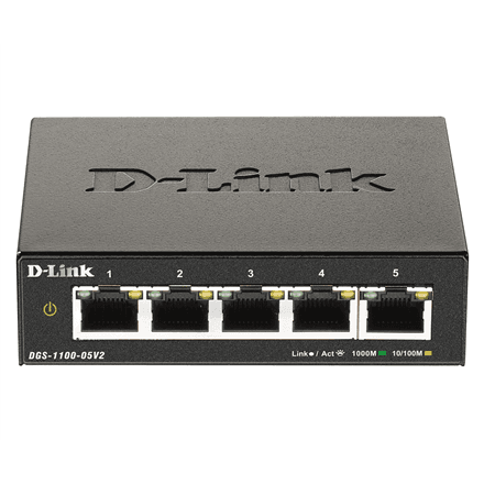 D-Link DGS-1100-05V2/E Smart Managed Switch 5x Gigabit