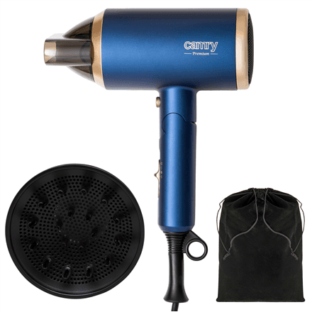 Camry CR 2268 Hair Dryer 1800W Ionic Blue/Gold