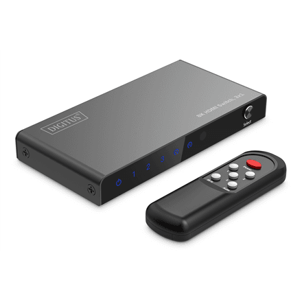 Digitus DS-55333 8K HDMI Switch 3x1, Black