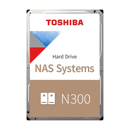 Жёсткий диск Toshiba N300 NAS 12 ТБ 3,5″ SATA, 7200 об/мин
