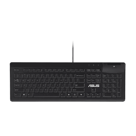 Asus KU100 Smart Card клавиатура проводная черная